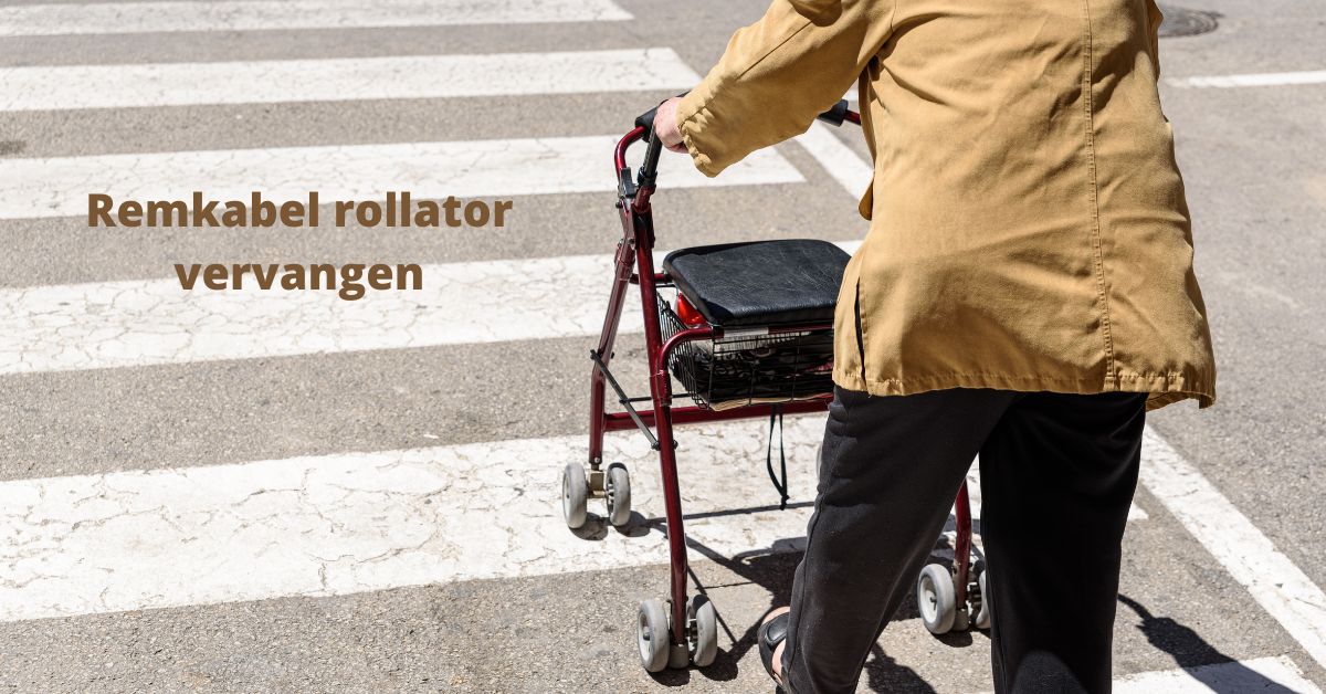Hoe vervangt u de Remkabel van een Rollator?