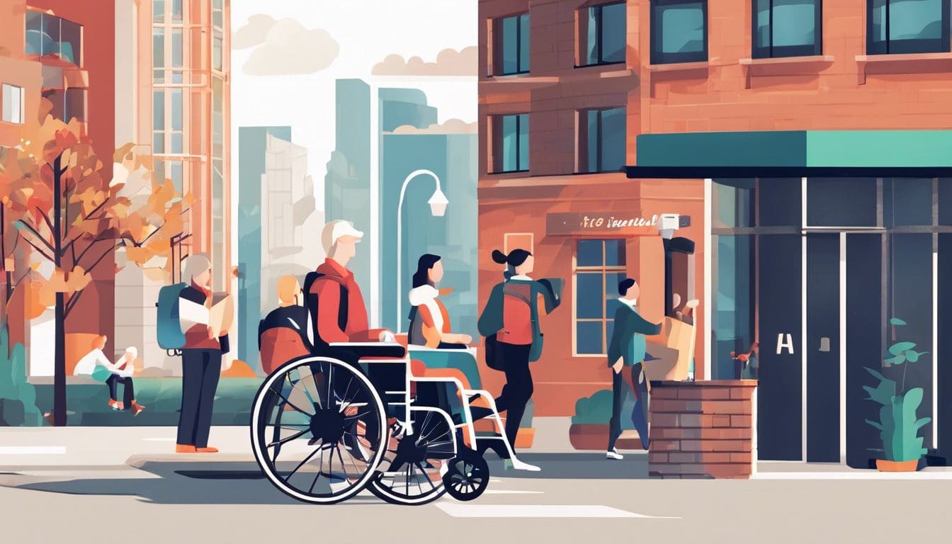 Een stapel rolstoelen beschikbaar voor gratis verhuur in een gemeenschapscentrum.