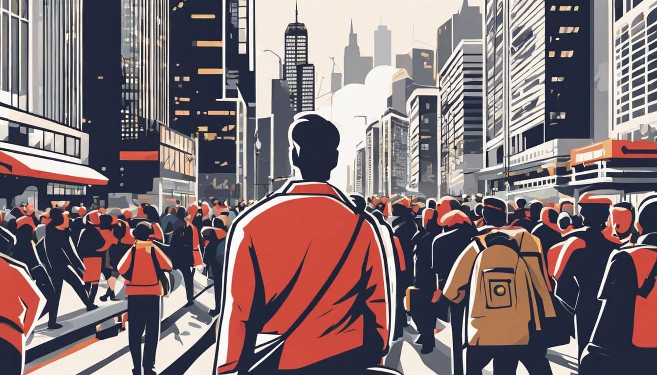 Een persoon drukt op een <a href=