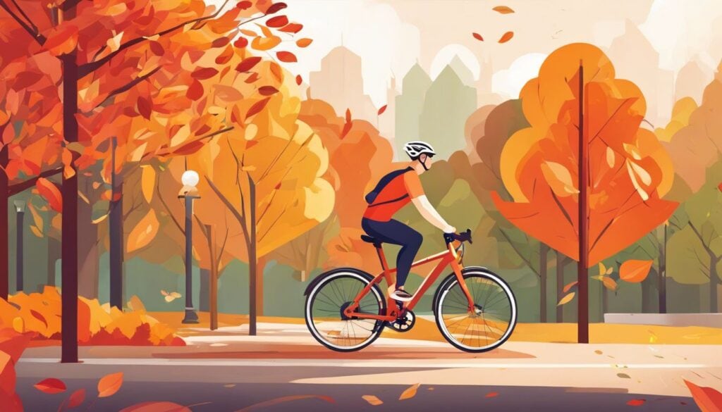 Volwassene fietst op Next Step volwassenenfiets in het park.