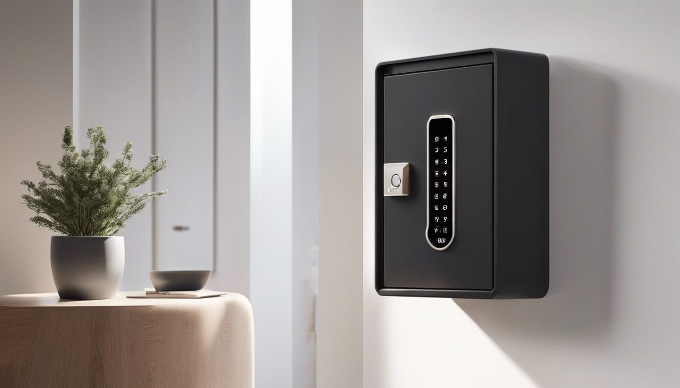 Een veilige sleutelopslag in een modern huis met TIGIOO sleutelkluis.